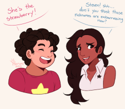 princessharumi:  Commission for raptarion ~Steven and Connie