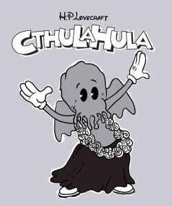 cthulhukawaii:  Shake those tentacles!  Hawaii Cthulhu kawaii