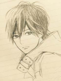 orange-takanoichigo:  Kakeru sketch [x]