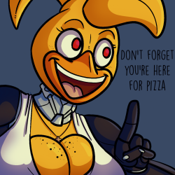 I can no longer eat pizza without thinking of this stupid bird.