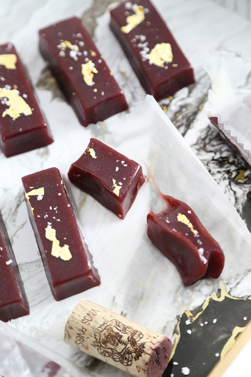 sweetoothgirl:  Red Wine Soft Caramels