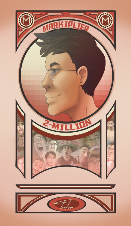 thetinytaco:  Sorry if this is late, 2 million came so fast! I’m so happy to be in this community of supporting people/artists, and I’m so happy for Mark~ To use it as a background click here for the full download: http://thetinytaco.deviantart.com/art/Ma