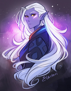 elentori-art:  Lotor was great this season and I love him   💜