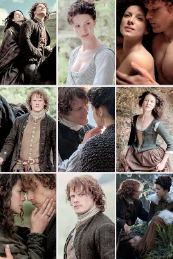 wolvenstorme: Jamie & Claire - Outlander season 1b stills