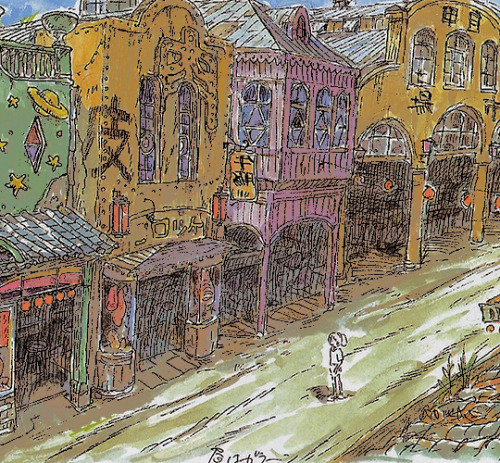 debickis:SPIRITED AWAY (2001) dir. Hayao Miyazakiconcept sketches