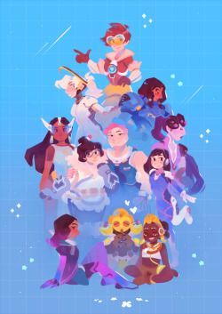 ieafy:   Overwatch girls!!! Another print for Sydney Supanova