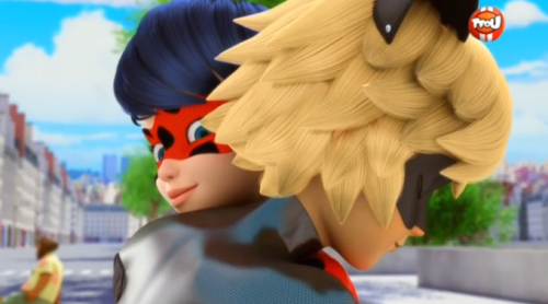 tei-gen:  THE FIRST TIME LADYBUGâ€™S THROWN HERSELF IN SERIOUS HARMS WAY IMMEDIATELY AFTER SHE PULLS CHAT NOIR OUT THE WAY AND HE CANâ€™T HANDLE IT AND HE DOESNâ€™T EVEN FIST BUMP HE GOES STRAIGHT TO THE THANK GOD YOUâ€™RE OKAY HUG AND LIKE H E L L LADYBU