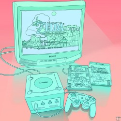 nintendo-plaza:  Nostalgic Vibes (Fan art by Jean-Francois Painchaud)