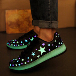 happilyjovialbasement:  Fluorescence Lace Up Shoes Star    