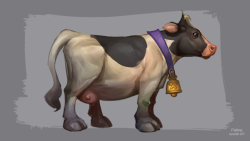 azerothin365days:  Pygmy Cow - Progress This is a hobby and all