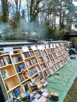 vwcampervan-aldridge:  Second hand Book shop on a Canal Barge,