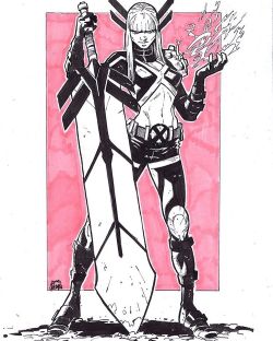 ryanstegman:  Magik commission! #magik #Xmen #marvel #comics