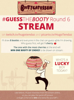   Bootycatessen is open :)Guess the Booty Stream game is on Picarto
