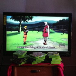 Watching some #naruto