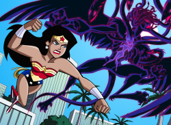 rcbot:  Wonder Woman vs. Circe - LUCIANO VECCHIO