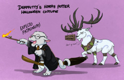 kagesatsuki:  Derpkitten’s Warcraft x  Harry Potter Halloween