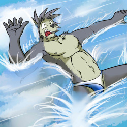 Kouya Aotsuki at the beach, you know the one where you play a