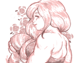 sketchamidi:  a pink mom 