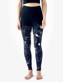 wickedclothes:  Glow In The Dark Solar System Leggings Brighten