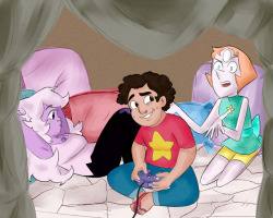 chizzi-cat:  Pearlmethyst Week Day 5~Bonding time with Steven
