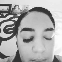 #latergram  #eyelashes #bored #makeup