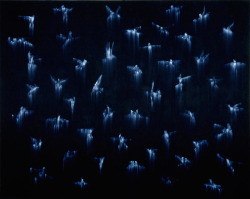 likeafieldmouse: Ross Bleckner - Falling Birds (1994) 