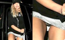 starprivate:  Rita Ora in leaopard panties upskirt  Rita Ora