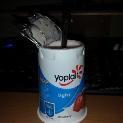 Fuck you, yogurt.  I wanted a meal.  #thestruggle #food #diet