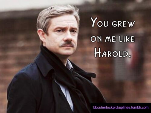 “You grew on me like Harold.”