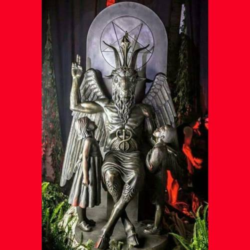lyingonthetemplefloor:  thugqueen35:  @Regrann from @theunknownlyricist -  #Baphomet #YingYangBalance  #AsAboveSoBelow  It’s esoterica derived from the goat of mendes. Which represents the zeal and zest of creation. The balance of male and female. The