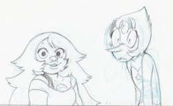 glassass:  here’s a part of a panel from a SU comic i’m working