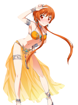 vergil03:  Transparent Belly Dance Dress Marika ~
