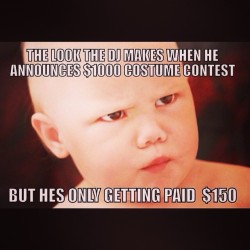 Happens all the time. #tip your waitress, #payyourdj #smh #norespect