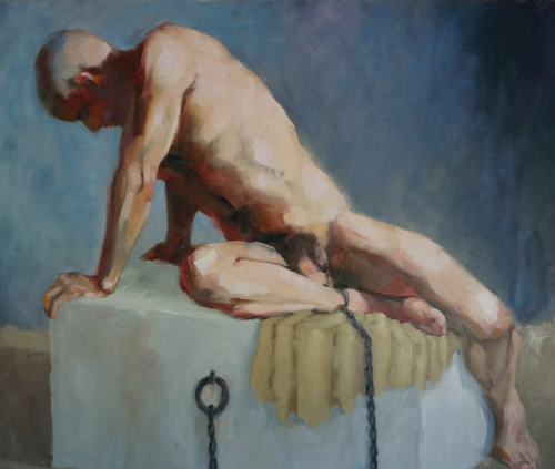 antonio-m:  ‘Captive’, 2019 by Rob Saunders. American painter.