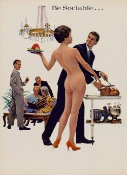 Also a nice one. The wife is asked by her husband to be more sociable and polite by being nude for their guests while she serves them. I think she should have lost the shoes too. It&rsquo;s just rule to wear anything.