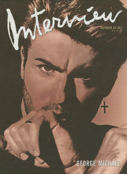 George Michael / Photography by Herb Ritts / For Interview Magazine
