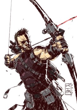 westcoastavengers:  Hawkeye by Kim Jacinto