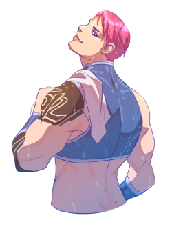 denimcatfish: Zarya from Overwatchâ€¦ needing to towel off.