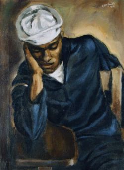 somanyhumanbeings:Hughie Lee-Smith, Navy Sailor (1944)