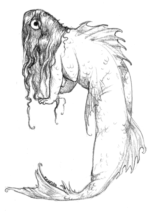 tickfleato:  some mermaids from my sketchbook. i like the idea