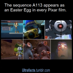 captaincalliekitty:  ultrafacts:  10 Amazing facts about Pixar