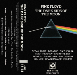 pinkfloyded:  Pink Floyd cassette cover from the impressive Cassette