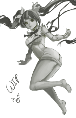 WIP: Hestia by Azu-Chan 