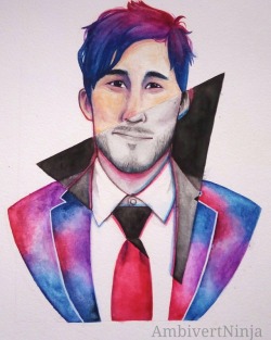 markiplier:  ambivertninja:  Feels good to be working with watercolour