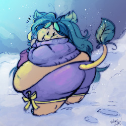 ghostbellies:  I had a pretty lousy day today, so i drew a Pom