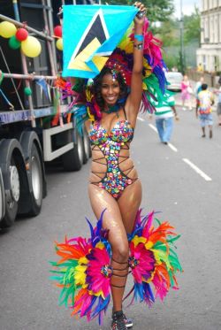 carnivalsfinest:  Reppin St Lucia @ Trinidad Carnival 2015