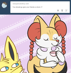 askpamperedsylveon:<M!A Jolteon 5/5 >  >w<