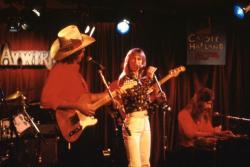 Marilyn with her country &amp; western band Haywire as seen in the film Up &lsquo;n&rsquo; Coming (1983).