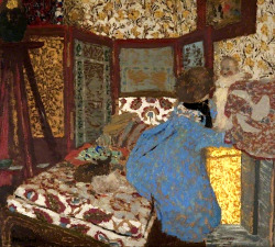 bofransson:Woman in Blue with a Child Edouard Vuillard - circa