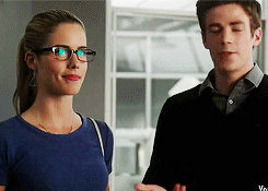 hourcat:  Barry & Felicity in the Going Rogue promo 